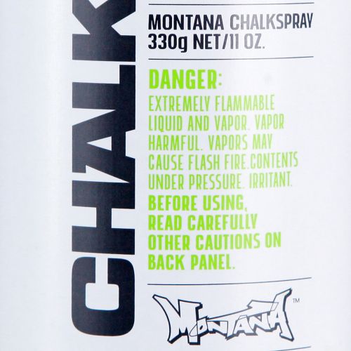 Itens Spray de giz verde Tinta spray giz Montana 400ml