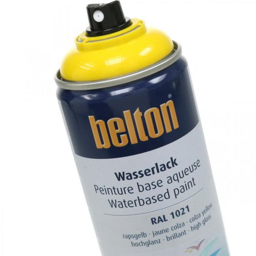 Itens Belton free water verniz amarelo alto brilho spray amarelo colza 400ml