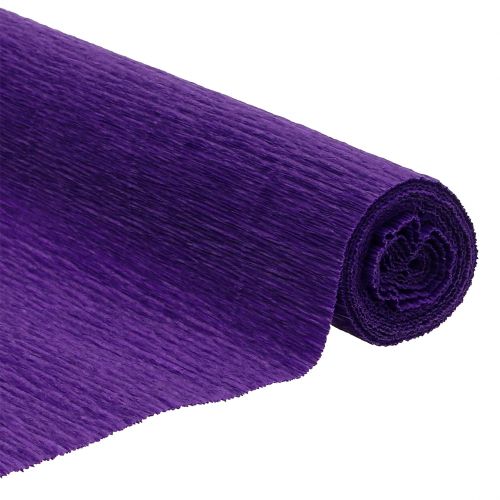 Floristik24 Papel crepom florista roxo escuro 50x250cm