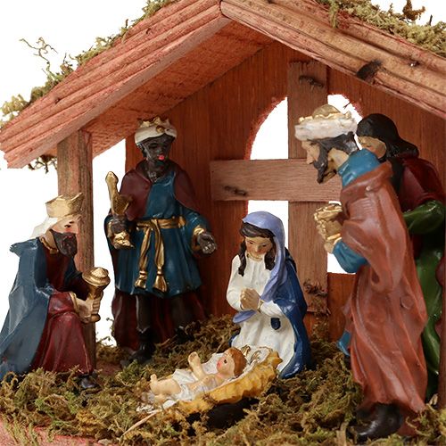 Itens Berço de natal 20cm x 9cm x 14cm