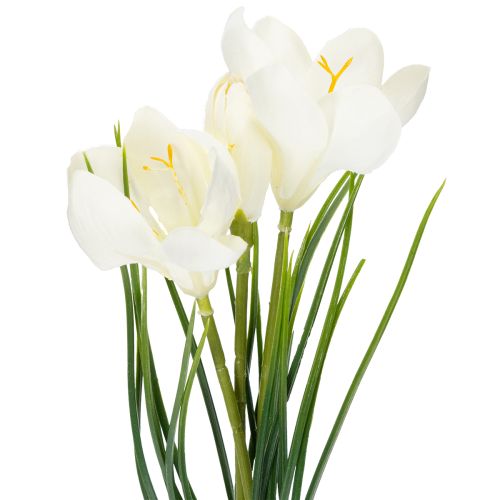 Itens Crocus decorativo como planta artificial para um design primaveril atemporal, 30 cm, 6 peças