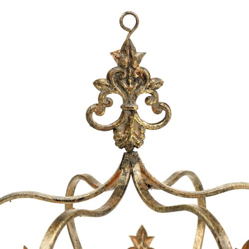 Floristik24 Coroa ouro antigo Ø17,5cm Alt.22,5cm