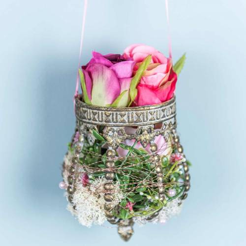 Floristik24 Coroa de ouro antigo Ø11cm Alt.13cm