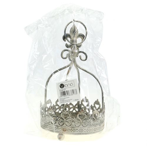 Floristik24 Coroa para pendurar creme antigo Ø10,5cm