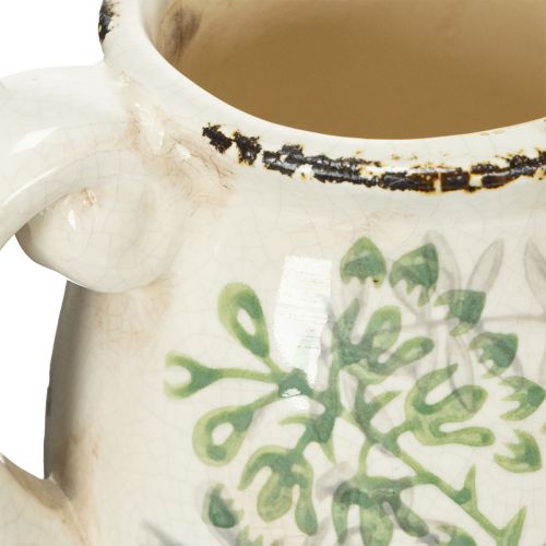 Itens Jarro para plantio, estilo vintage, rústico, 16 cm