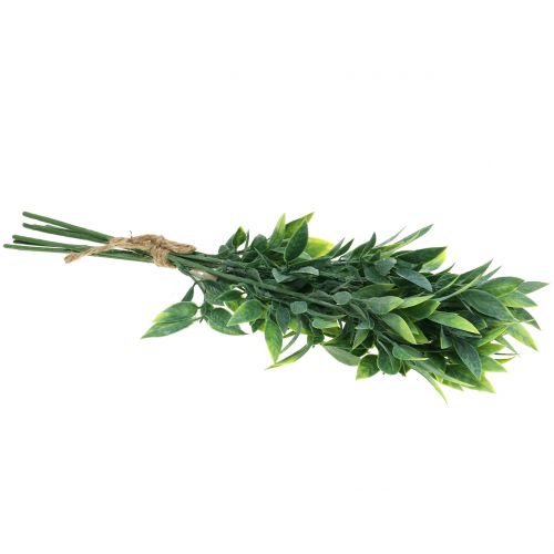 Floristik24 Laurel no cacho verde artificial 40cm 7pcs