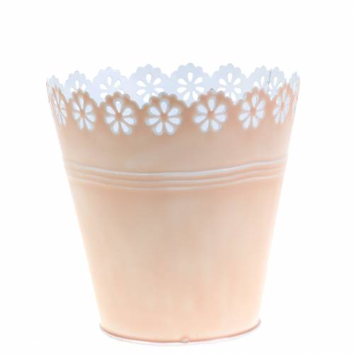 Floristik24 Vaso para flores enfeite de flores rosa Ø12,5cm Alt13,5cm