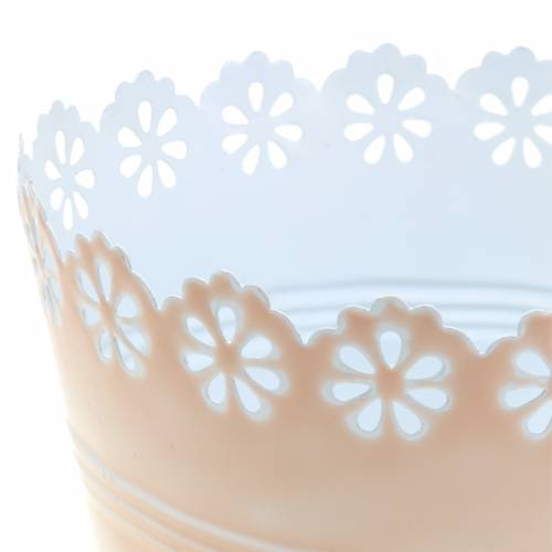 Floristik24 Vaso para flores enfeite de flores rosa Ø12,5cm Alt13,5cm