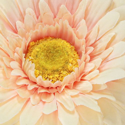 Itens Flores artificiais Gérbera Damasco 47cm