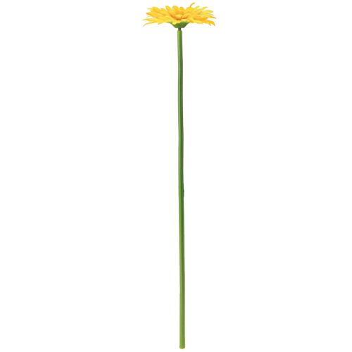 Itens Flores Artificiais Gerbera Sol Amarelo Flor de Jardim 47cm