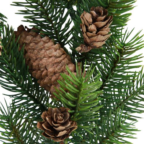 Floristik24 Guirlanda de abeto artificial com cones Guirlanda de Natal 160cm
