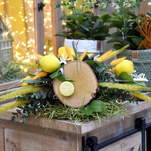 Floristik24 Gramíneas artificiais flores artificiais de rabo de raposa amarelo 62 cm 4 unidades