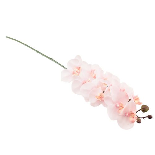 Itens Orquídea Artificial Rosa Phalaenopsis Real Touch 58cm