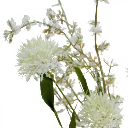 Itens Flor artificial do prado buquê de flores de seda branca Flores artificiais