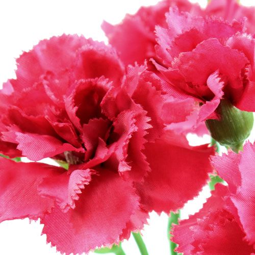 Floristik24 Artificial Cravo Rosa 32cm 5pçs