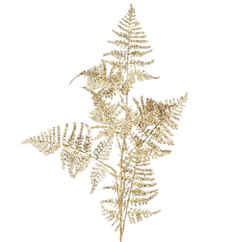 Floristik24 Samambaia artificial Espargos Samambaia de espargos ouro 85 cm
