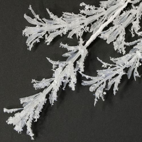 Itens Decoração artificial de galhos de inverno, decoração de inverno geada, branco 124cm