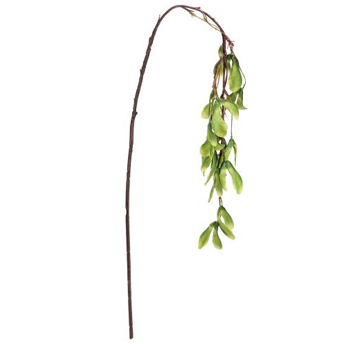 Itens Ramo artificial de plátano, frutos amarelo-esverdeados, 100 cm, 3 unidades