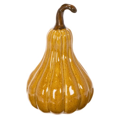 Abóbora decorativa para decoração de mesa no Halloween, 18 cm