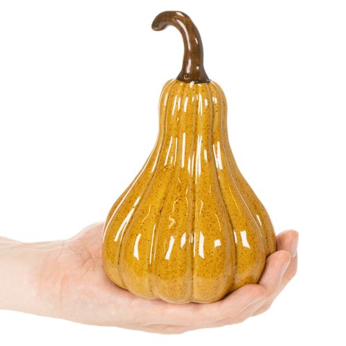 Abóbora decorativa para decoração de mesa no Halloween, 18 cm | Floristik24.pt