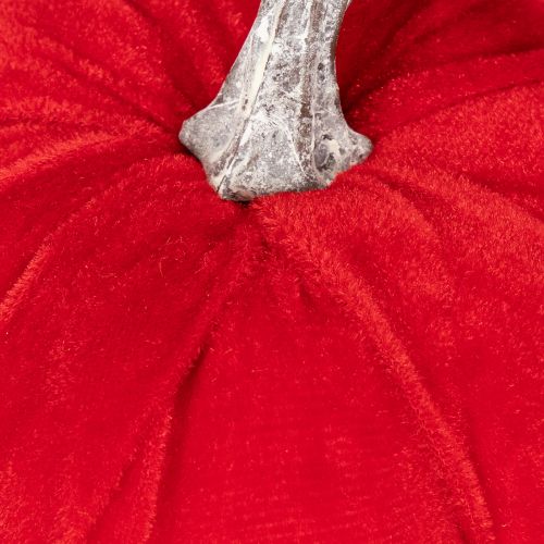 Abóbora de tecido para decoração de mesa, decoração de outono, 13 cm, 3 peças | Floristik24.pt