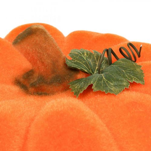 Itens Abóbora deco laranja grande Flocada decoração de outono Ø30cm