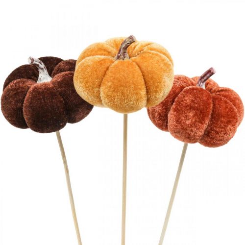 Itens Plugue decorativo de abóbora laranja, marrom macio Ø6,5m 9 un