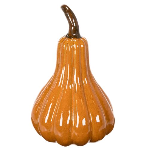 Decoração de mesa de abóbora de cerâmica para o outono, 26 cm | Floristik24.pt