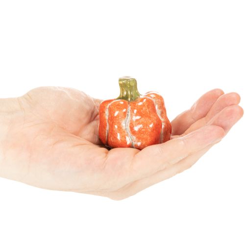 Conjunto de Abóboras: Abóboras decorativas pequenas para decoração de outono, 5 cm, 3 peças | Floristik24.pt