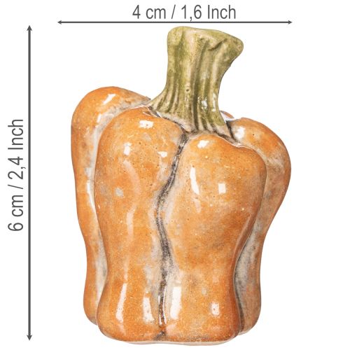 Conjunto de Abóboras: Abóboras decorativas pequenas para decoração de outono, 5 cm, 3 peças | Floristik24.pt