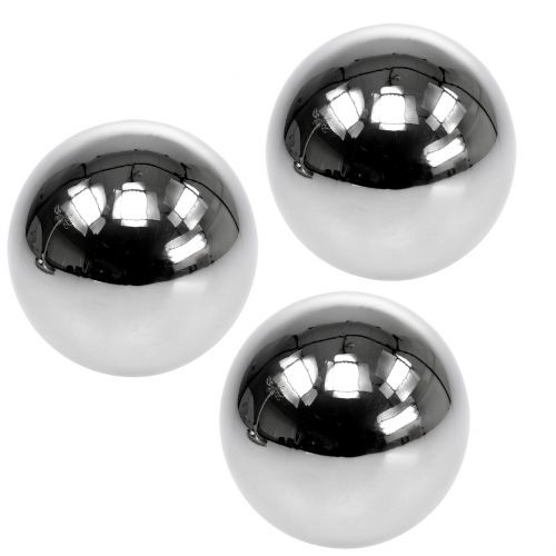 Itens Decoração de bolas de aço inoxidável Ø8cm 6 un