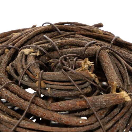 Itens Esfera de videira, marrom natural, para decoração, Ø14cm A14cm