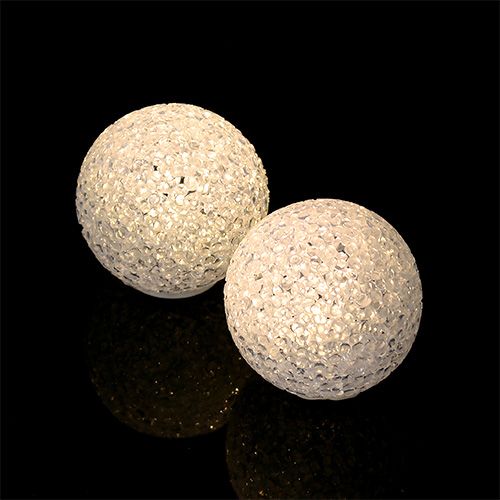 Floristik24 Bola com iluminação branco-quente médio Ø7cm 6 unidades