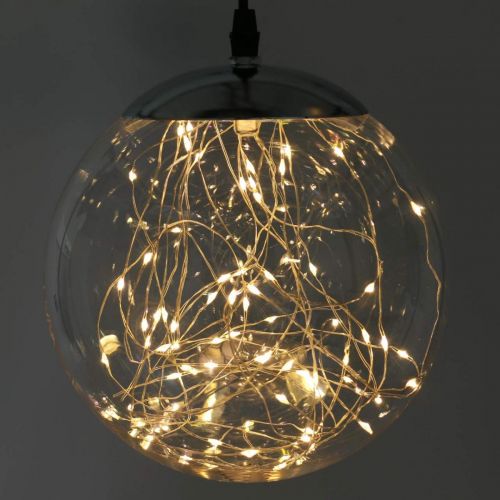 Floristik24 Bola LED grande dentro e fora Ø20cm claro 80L branco quente