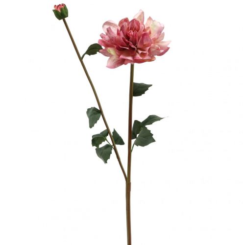 Floristik24.pt Flor artificial dália flor rosa com botão H57cm - compre  barato online