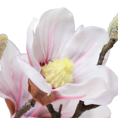 Itens Flor artificial magnólia árvore de magnólia artificial rosa 74 cm