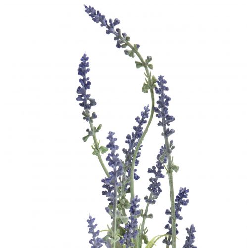 Itens Flores artificiais decoração de lavanda ramo de lavanda roxo 48cm