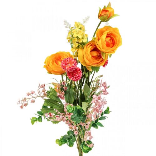 Floristik24 Bouquet artificial Rosas artificiais Flores de campo 59cm