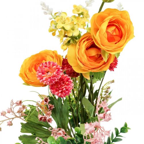 Itens Bouquet artificial Rosas artificiais Flores de campo 59cm