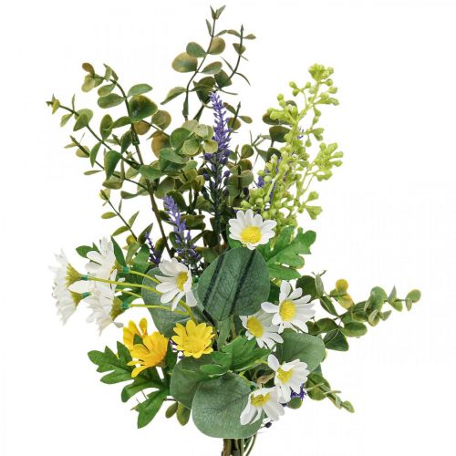 Itens Bouquet artificial com decoração de flores artificiais de eucalipto 48cm