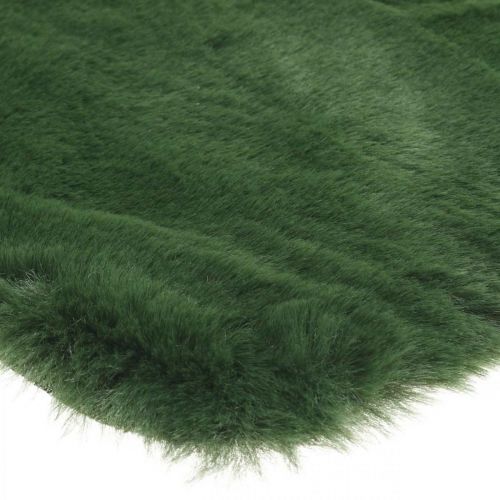 Floristik24 Tapete decorativo de pele sintética verde 55×38cm