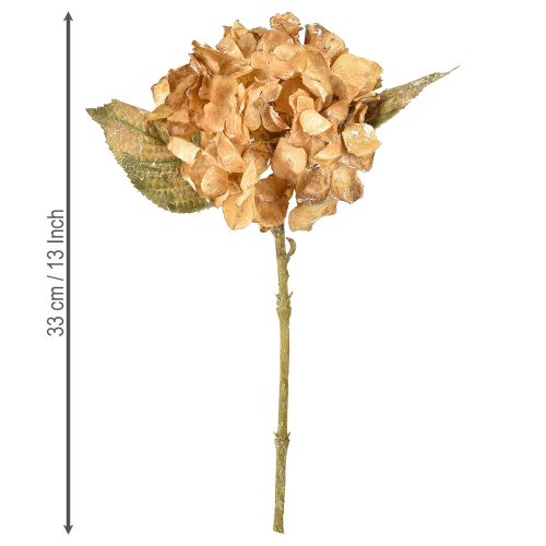 Itens Hortênsia artificial seca decoração de outono Drylook L33cm