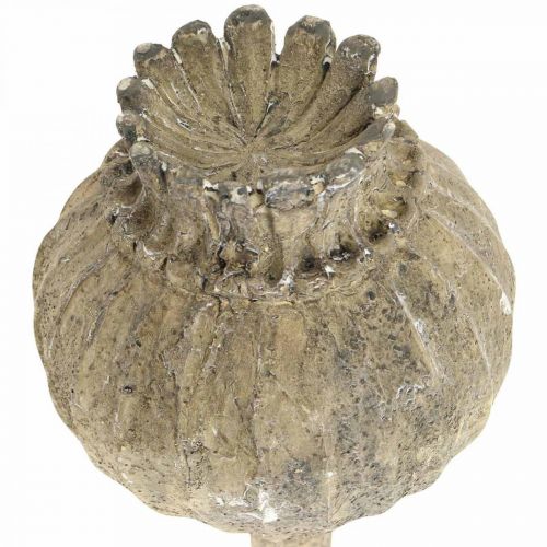 Itens Pedra artificial deco papoula antigo deco marrom Ø11cm 30cm