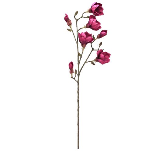 Itens Ramo de magnólia artificial Flores artificiais Bordeaux L100cm