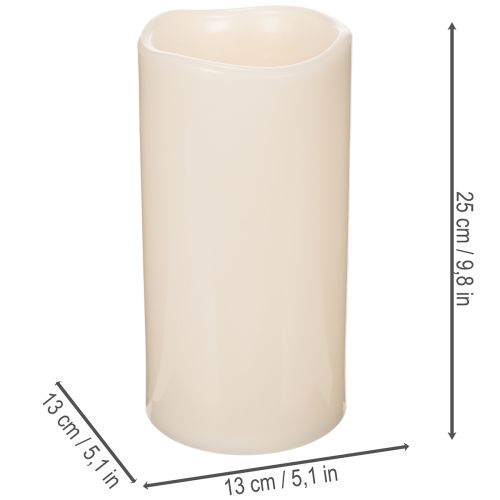 Vela LED grande para