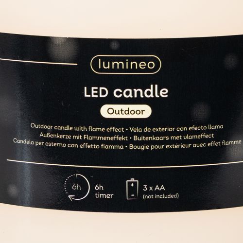 Vela LED grande para