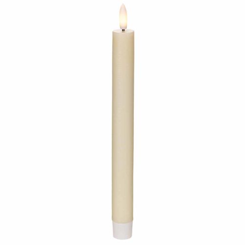 Vela cônica de LED branca com