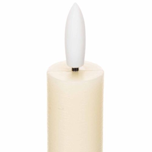 Vela cônica de LED branca com