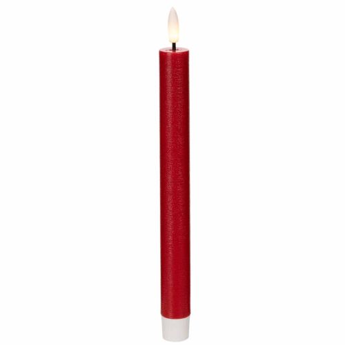 Vela cônica de LED, vermelha