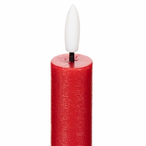 Vela cônica de LED, vermelha